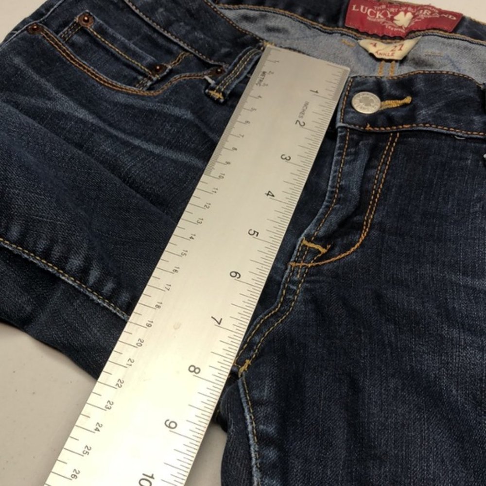 VINTAGE LUCKY BRAND LOLA STRAIGHT JEANS 4/27x30 π - Picture 10 of 12